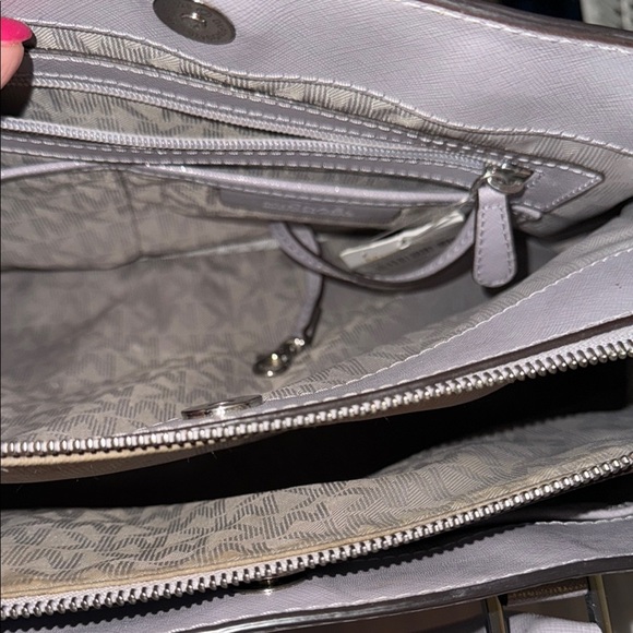 Michael Kors lilac Satchel Structured Saffiano Leather - Picture 7 of 11